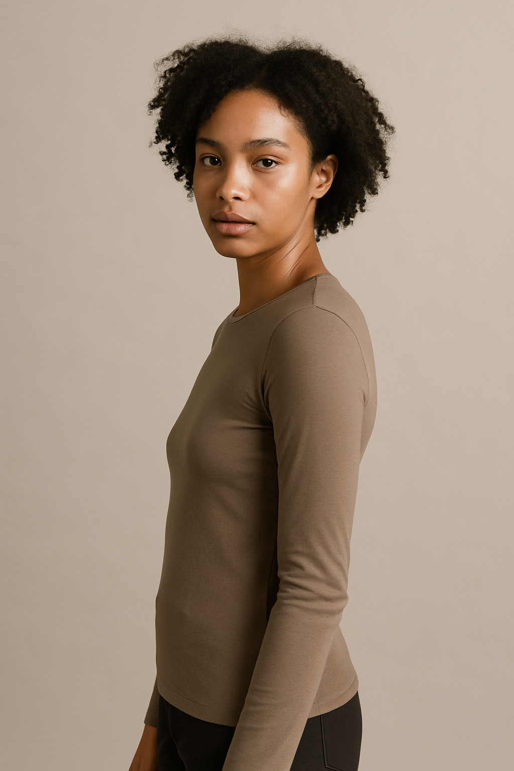 Stella | Long Sleeve Jersey Top