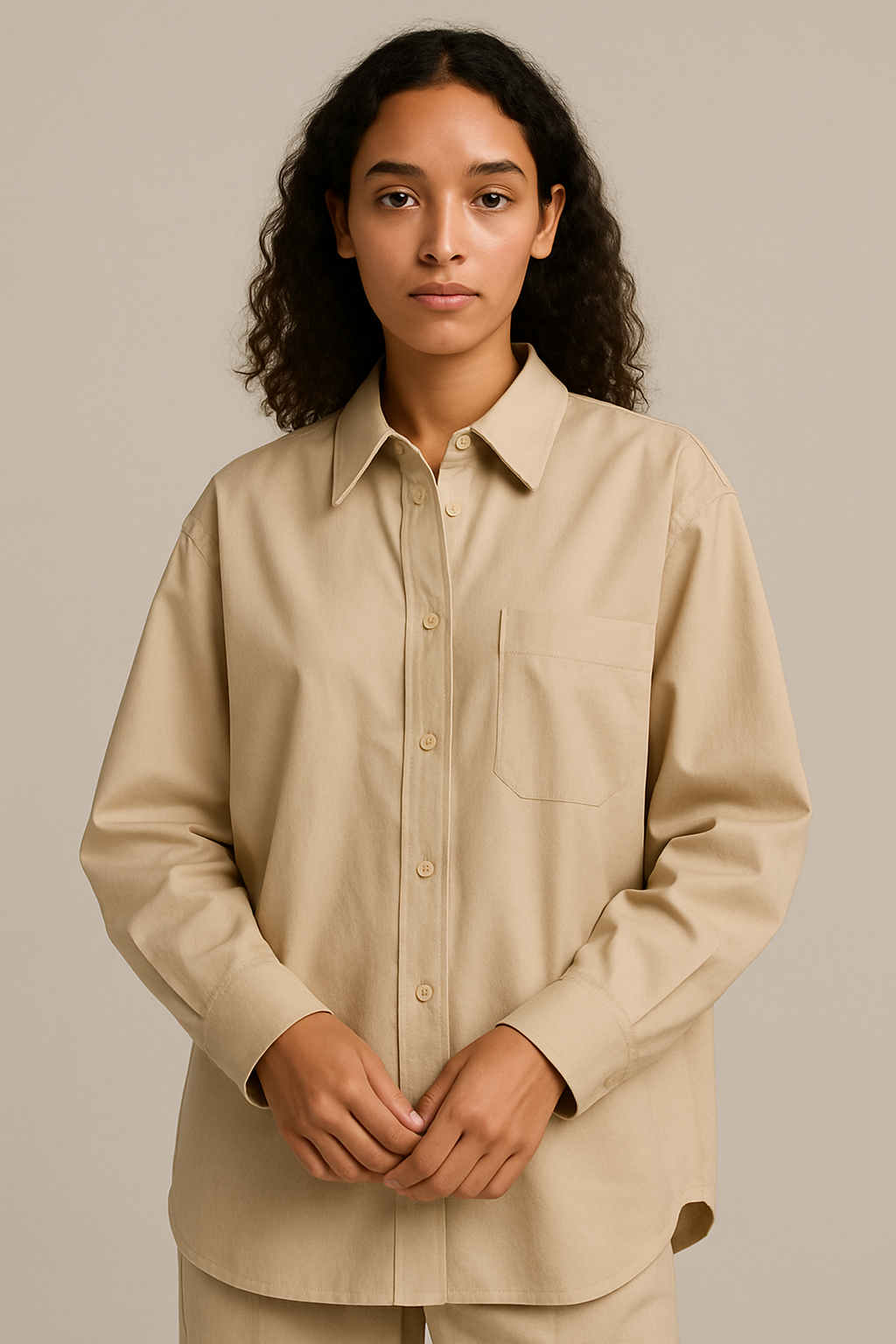 Olivia | Oversized Cotton Shirt
