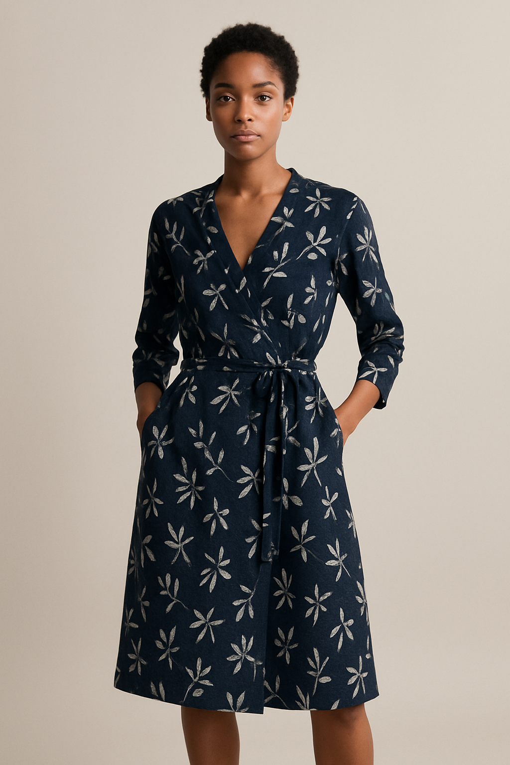 Bella | Printed Wrap Dress