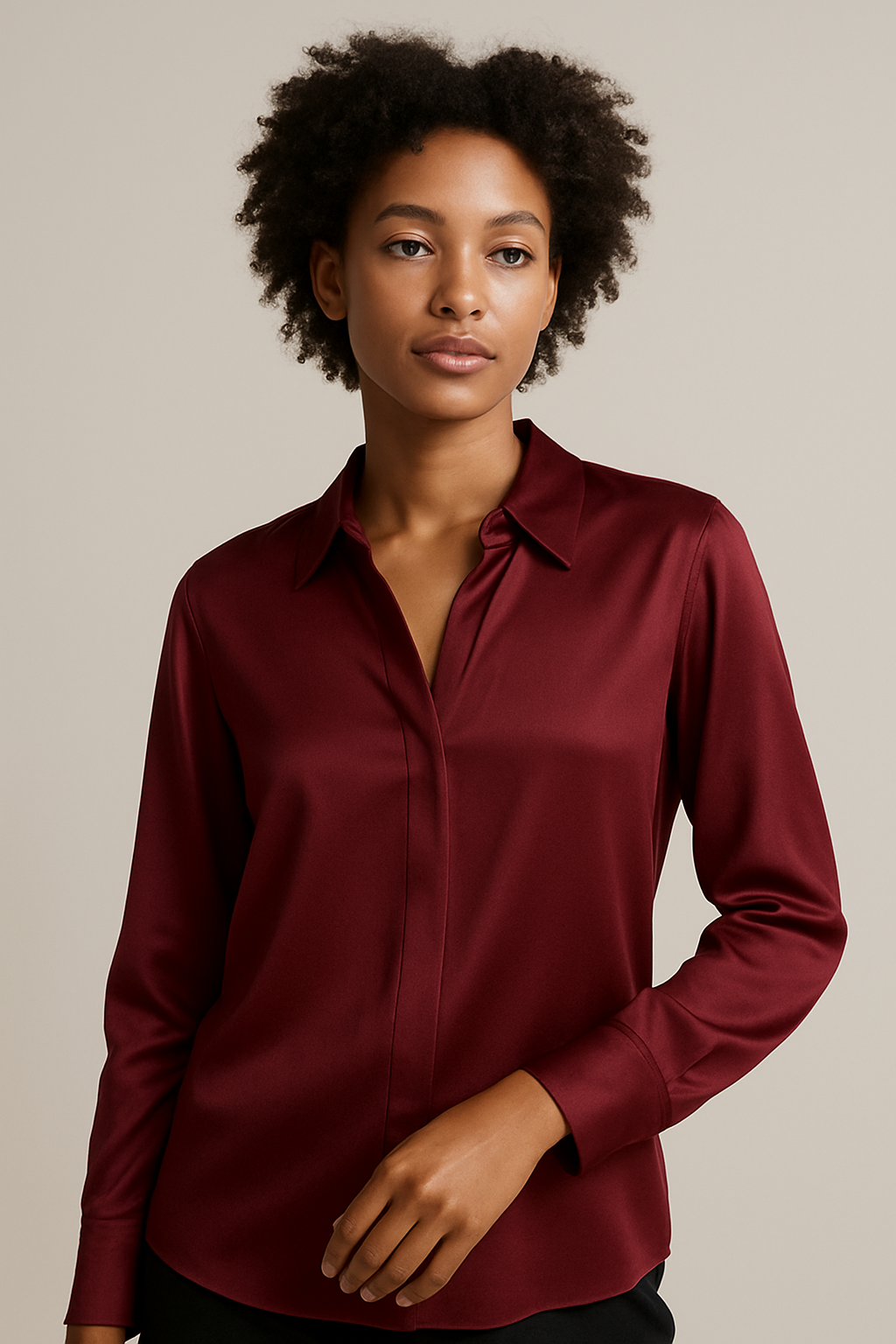 Naomi | Silk Blend Blouse